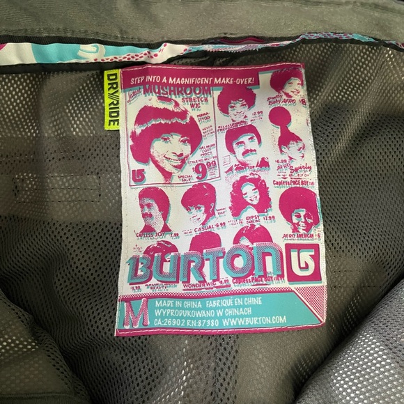 Burton Mens vent pants dry ride snowboard pants - Picture 8 of 12